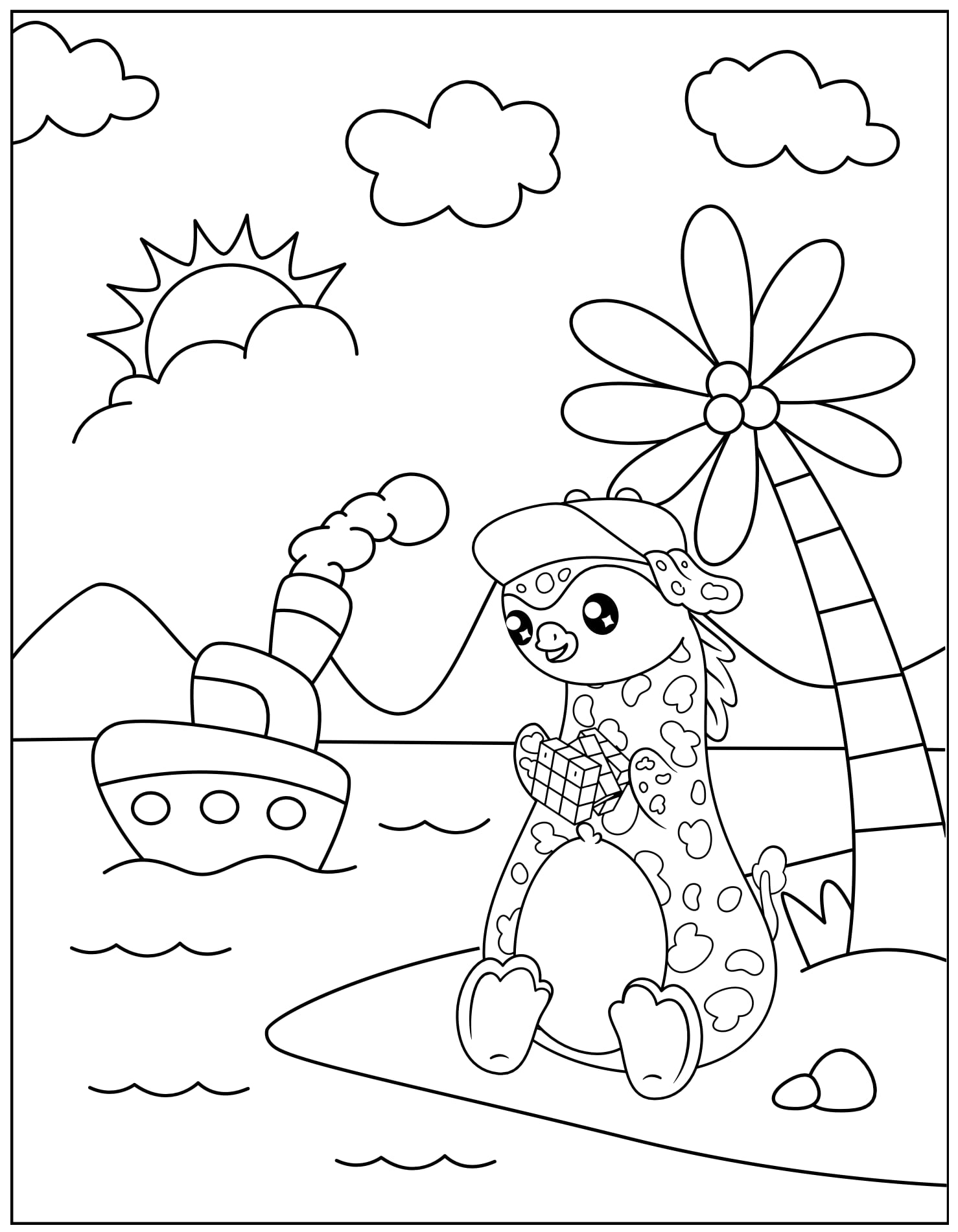 Coloring book page 1