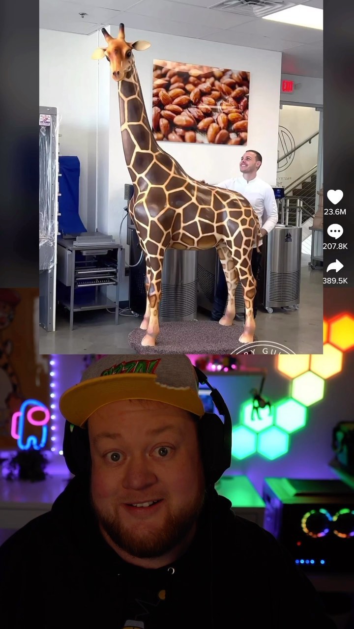 Girafpingvin-chok! 😱✨ Reagerer nu!