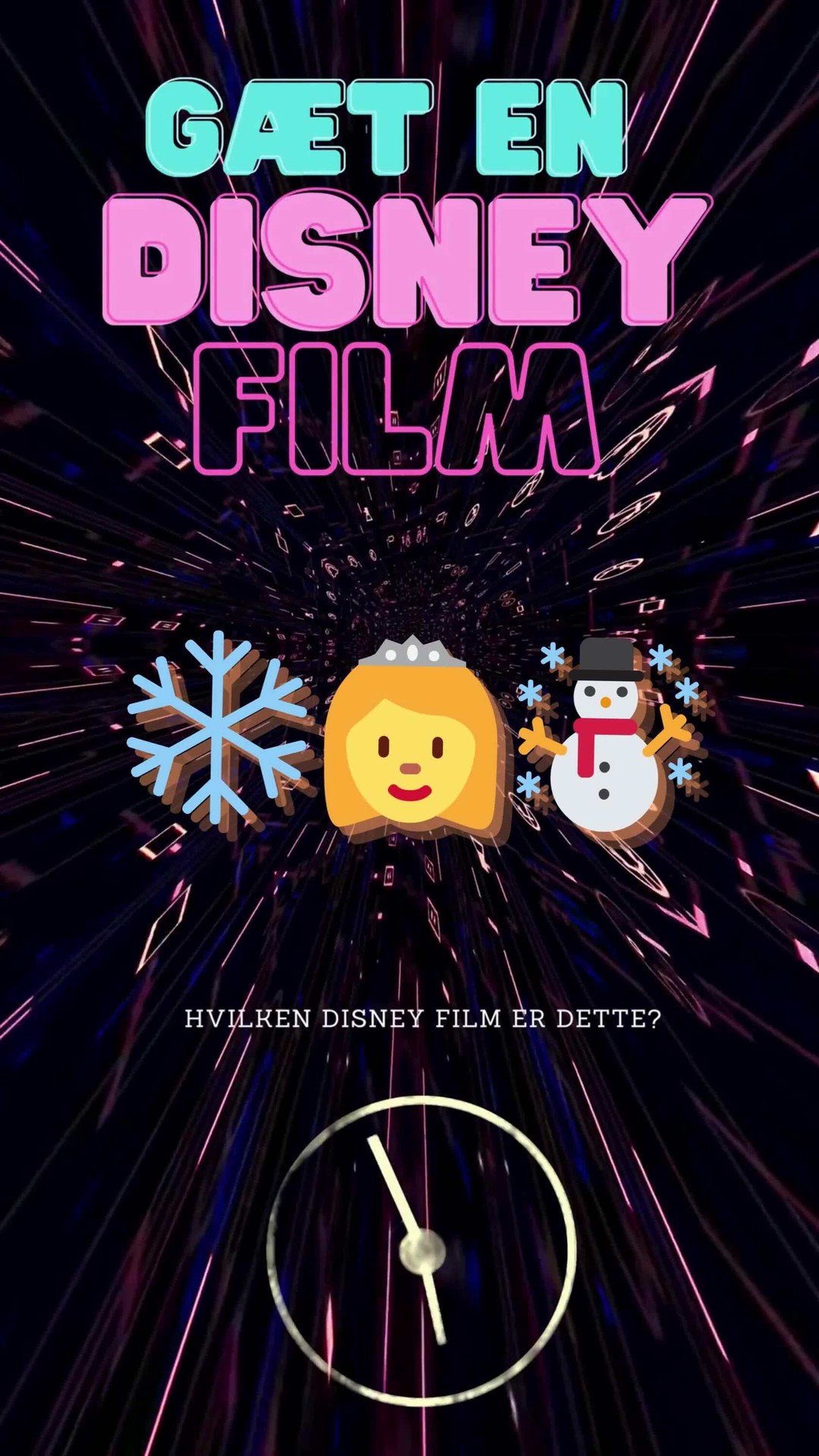 Disney Sjov: Gæt Filmen via Emojis 🎬