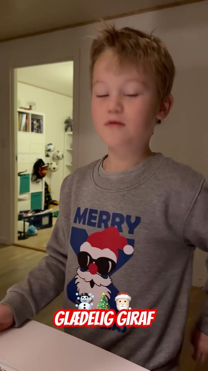 Giraf-glæde i julemåneden 🎅🏻✨