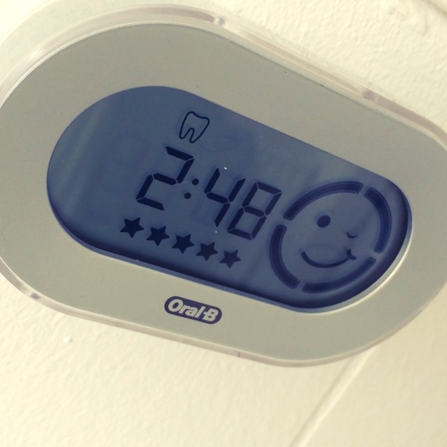 😜 Tandbørsten blinker frækt til mig